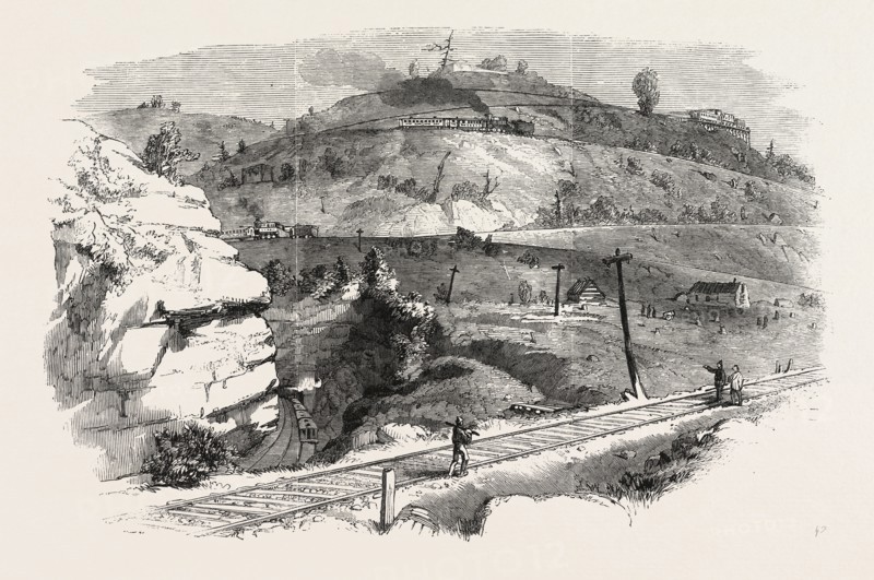 THE BALTIMORE AND OHIO RAILWAY: BOARDTREE HILL, USA