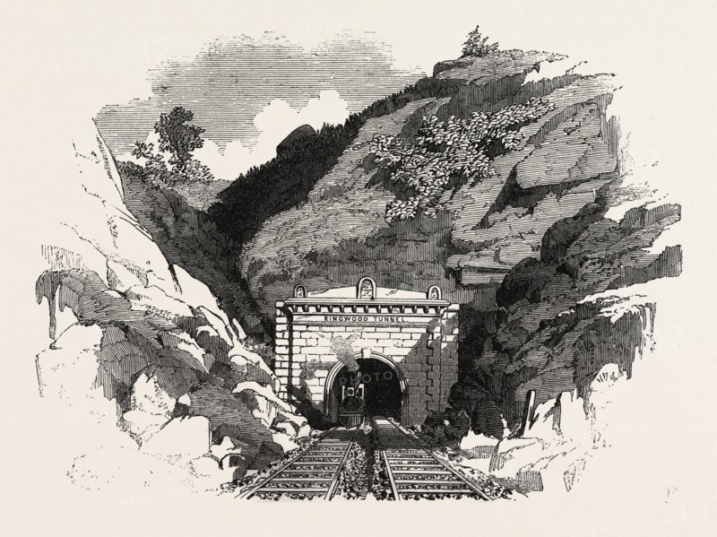 THE BALTIMORE AND OHIO RAILWAY: RINGWOOD TUNNEL, USA