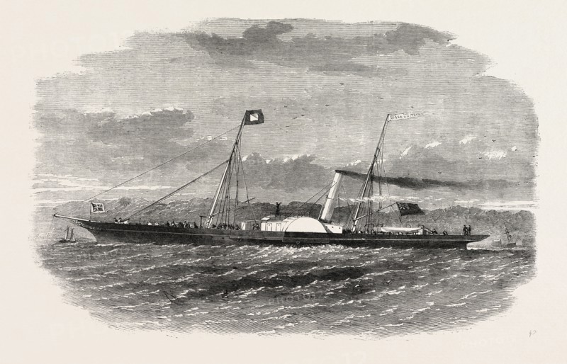 THE LONDON AND IPSWICH COMPANY'S NEW PACKET QUEEN OF THE THAMES.