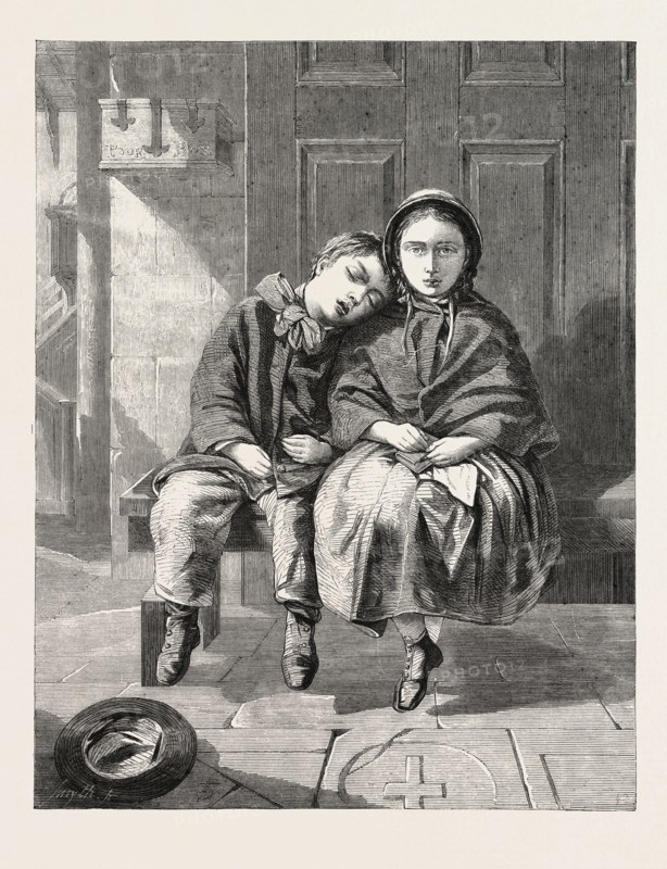 THE SERMON, BY T. ROBERTS, IN THE EXHIBITION OF THE SOCIETY OF BRITISH ARTISTS