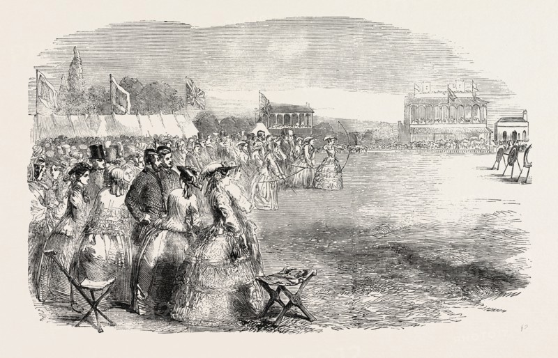 GRAND NATIONAL ARCHERY MEETING ON THE RACE- GROUND, SHREWSBURY