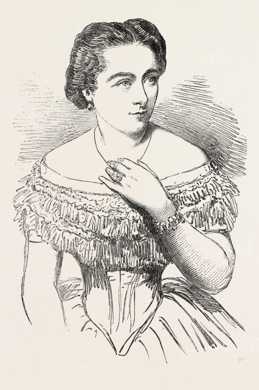 MADAME MARIE CABEL, DRAWN BY BAUGNIET