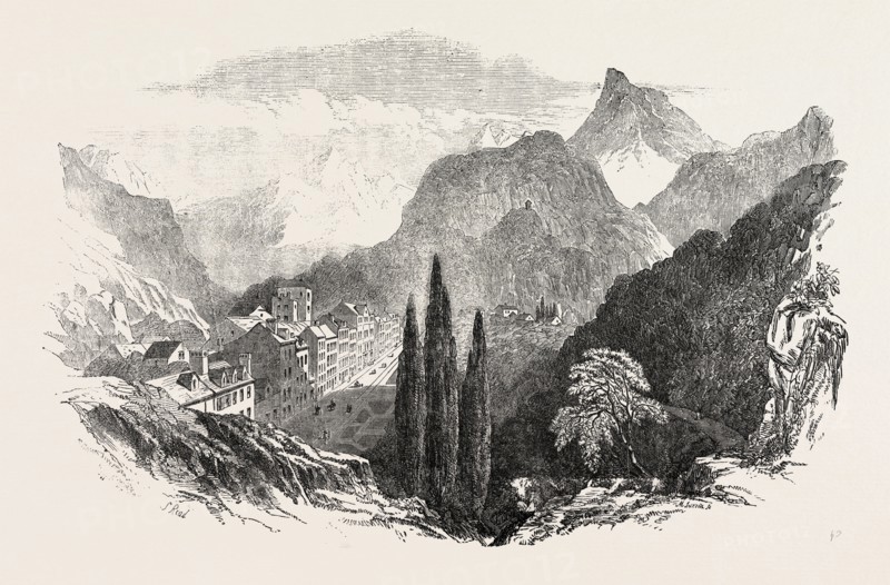 EAUX BONNES, PYRENEES, 1854