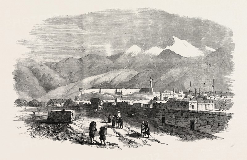 THE CITY OF ERZEROOM, IN ASIATIC TURKEY, 1854