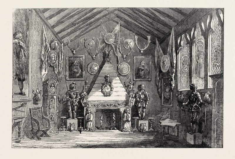 THE OLDHAM LYCEUM EDUCATIONAL AND INDUSTRIAL EXHIBITION, THE BARONIAL HALL, 1854