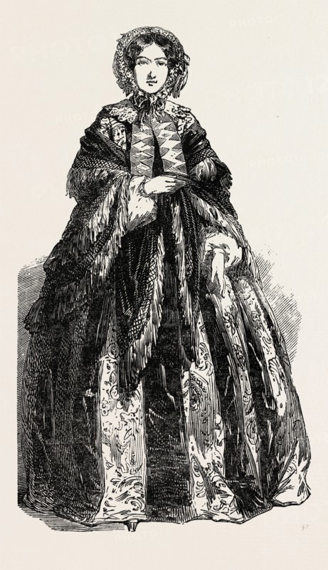 PARIS FASHIONS FOR OCTOBER, 1854