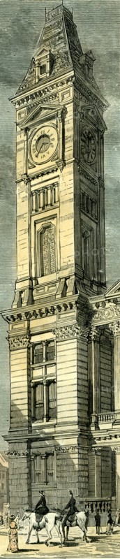Birmingham, The New Museum, 1885, the principal entrance
