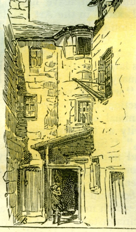 Aberdeen, In the Ship Row, 1885, UK