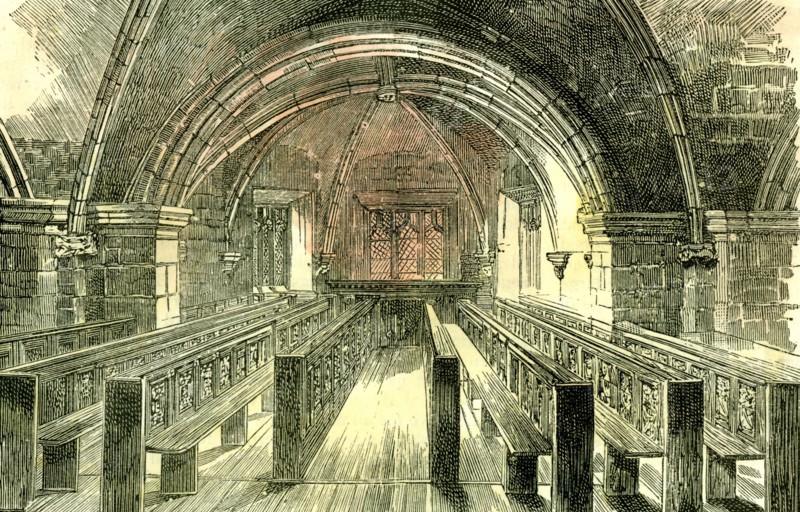 Aberdeen, East Church, The Crypt, 1885, UK