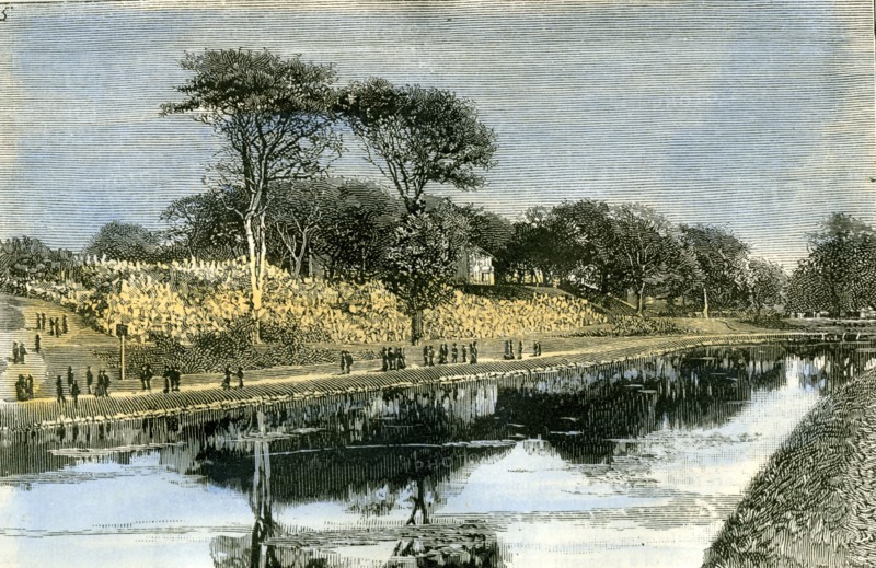 Aberdeen, The Duthie Park, 1885, UK