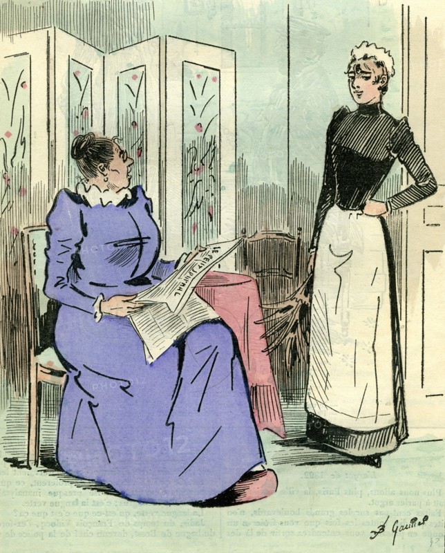 Domestic Servant, 1891, Paris, France