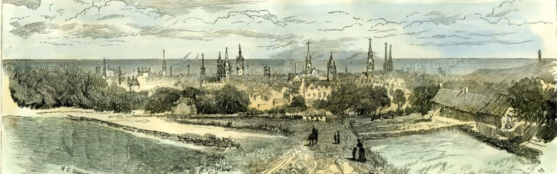 Aberdeen, 1885, U.K., From the Rubislaw Road