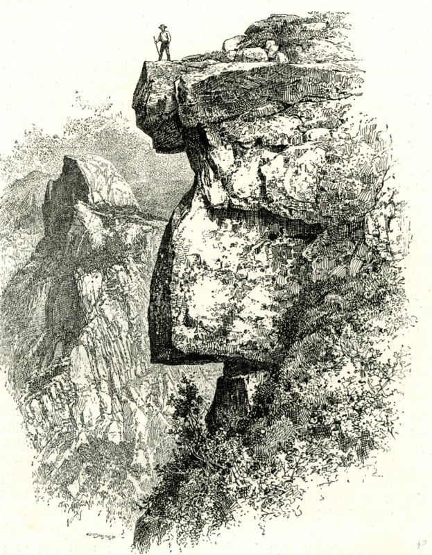 Yosemite Valley, Upon Glacier Point, USA, 1891