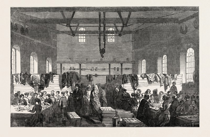 SCHLESINGER AND CO.'S AMMUNITION WORKS AT NORTHFLEET, BALL-CARTRIDGE-MAKING, 1854