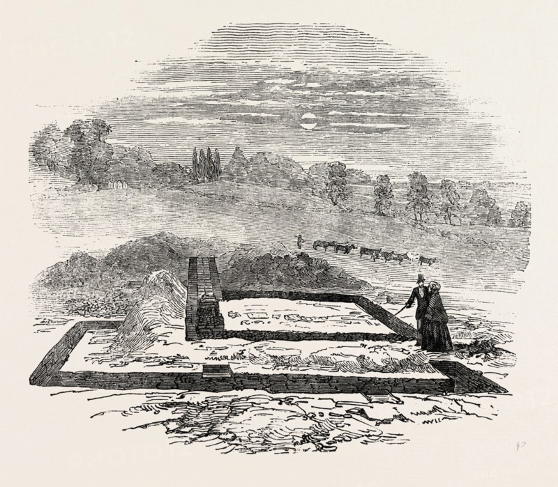 ROMAN REMAINS DISCOVERED AT KESTON, 1854