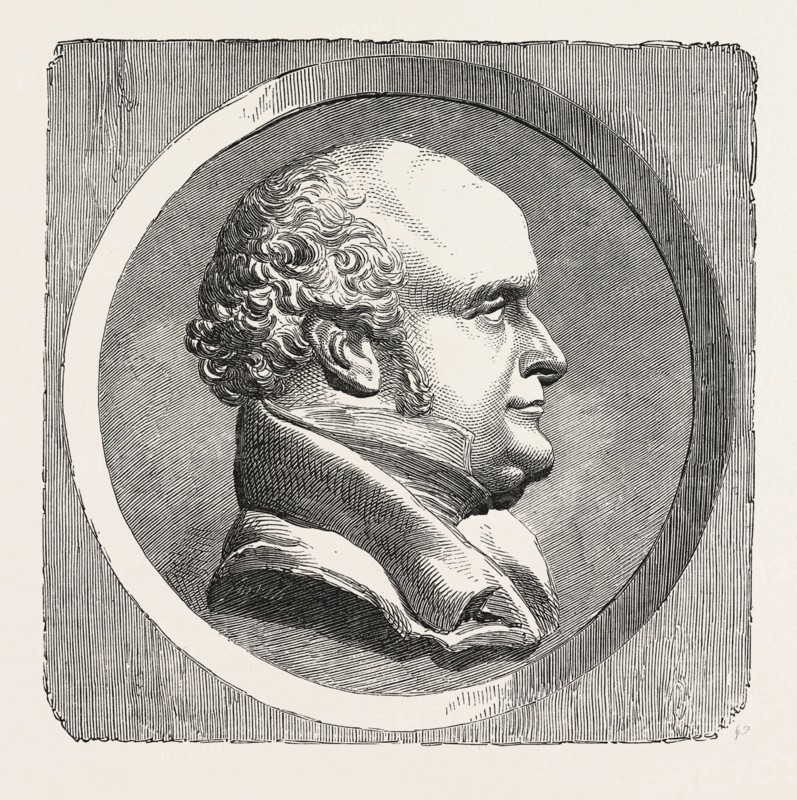 MEDALLIC PORTRAIT OF SIR J. FRANKLIN, BY DAVID.