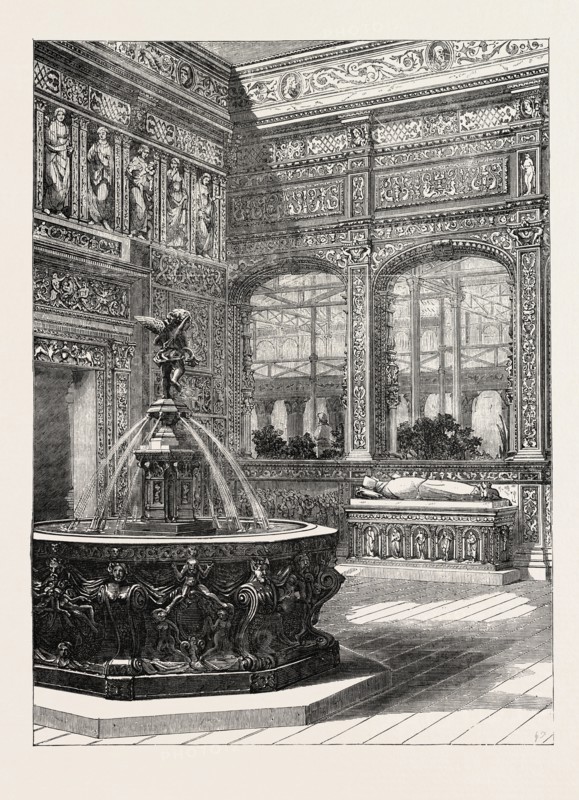 THE RENAISSANCE COURT, AT THE CRYSTAL PALACE, SYDENHAM, UK, 1854