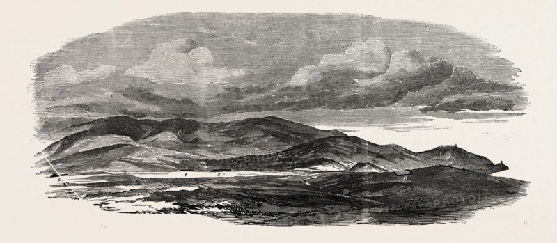THE CRIMEAN WAR: THE SIEGE OF SEBASTOPOL: PORTION OF REDOUBT, OCCUPIED AND EVACUATED BY THE RUSSIANS, 1854