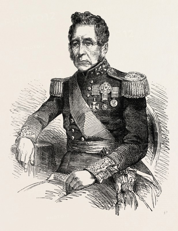 LIEUT.-GENERAL SIR JOHN FOX BURGOYNE, G.C.B., FROM A DAGUERREOTYPE BY VICTOR PLUMIER, 1854