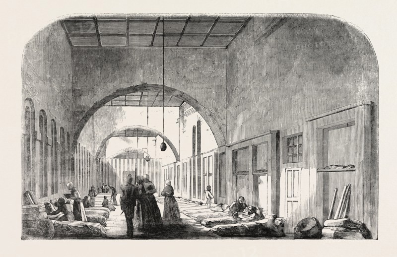 THE NEW BARRACK-HOSPITAL, AT SCUTARI, 1854