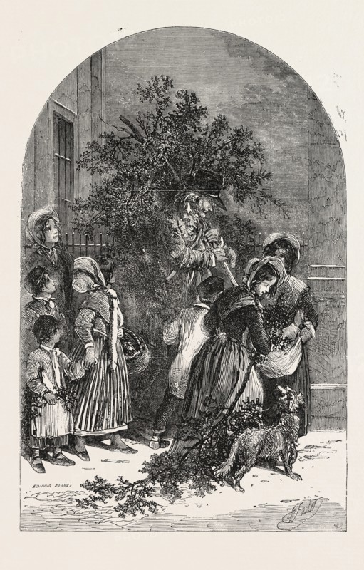 THE MISTLETOE SELLER, CHRISTMAS