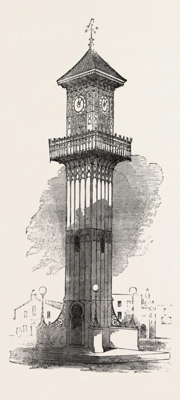 CAST IRON CLOCK-TOWER FOR GEELONG, 1854