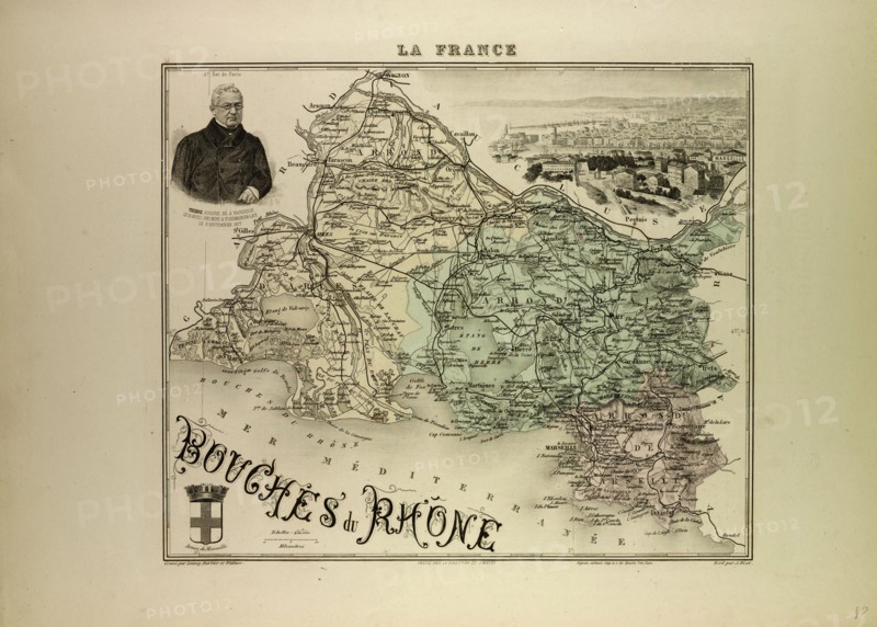 BOUCHES DU RHÃƒâ€ùNE, 1896, FRANCE