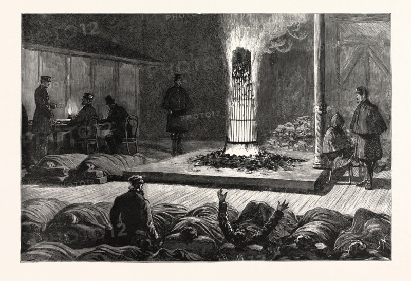 THE DISTRESS IN PARIS: THE NIGHT REFUGE FOR THE POOR IN THE PALAIS DES ARTS LIBÃƒâ€°RAUX ON THE CHAMPS DE MARS