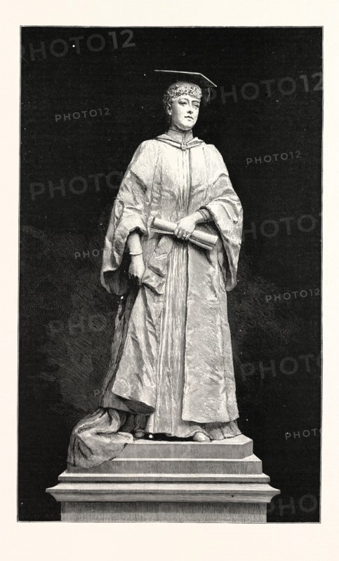 THE STATUE OF H.R.H. THE PRINCESS OF WALES, THE GIFT OF THE LADIES OF ENGLAND TO THE ROYAL COLLEGE OF MUSIC