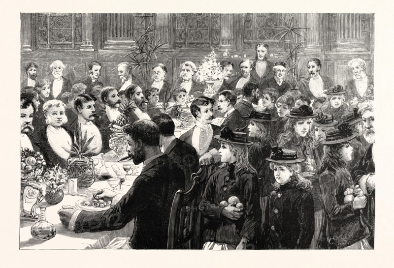 THE BANQUET OF THE BENEVOLENT SOCIETY OF ST. PATRICK AT THE FIRST AVENUE HOTEL, INTRODUCING SOME OF THE PRIZEWINNERS