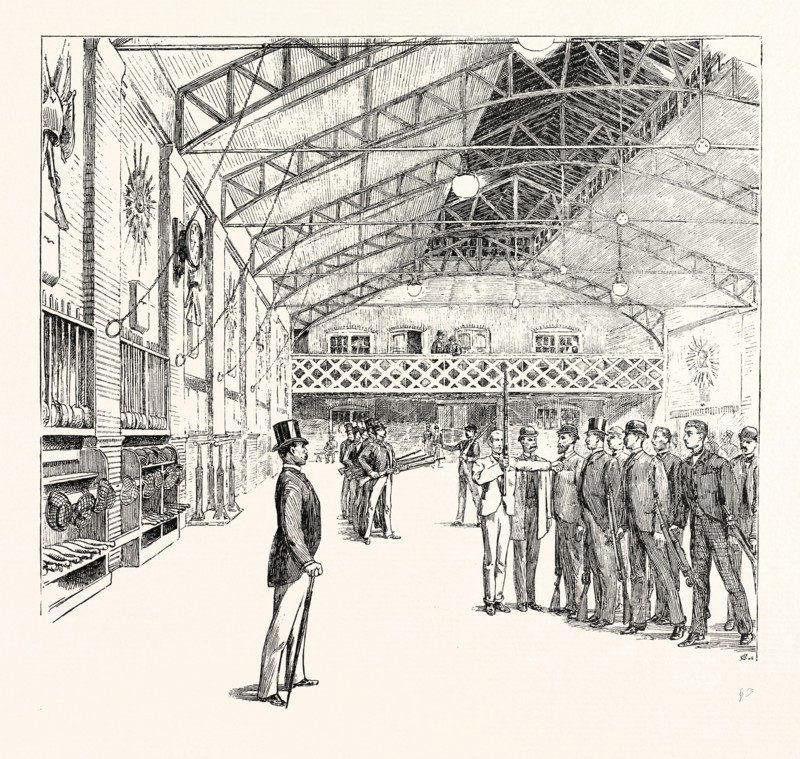 THE TRAINING OF A VOLUNTEER: THE DRILL HALL