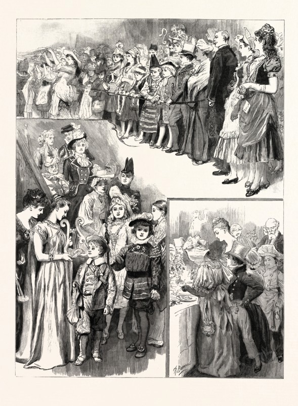 THE JUVENILE FANCY DRESS BALL AT THE MANSION HOUSE, UK