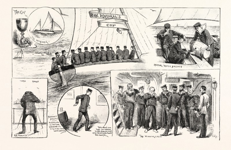 WITH THE CHANNEL SQUADRON: THE RACE FOR THE ADMIRAL'S CUP