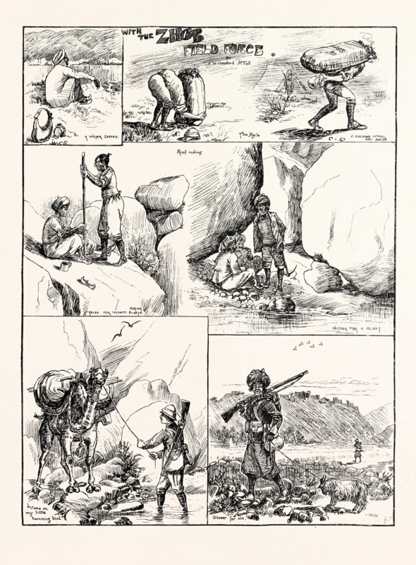 LEAVES FROM AN OFFICER'S SKETCH BOOK DURING THE ZHOB VALLEY EXPEDITION
