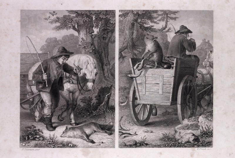 Reynard and the fish cart