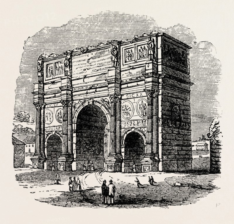ARCH OF CONSTANTINE. Rome, Italy
