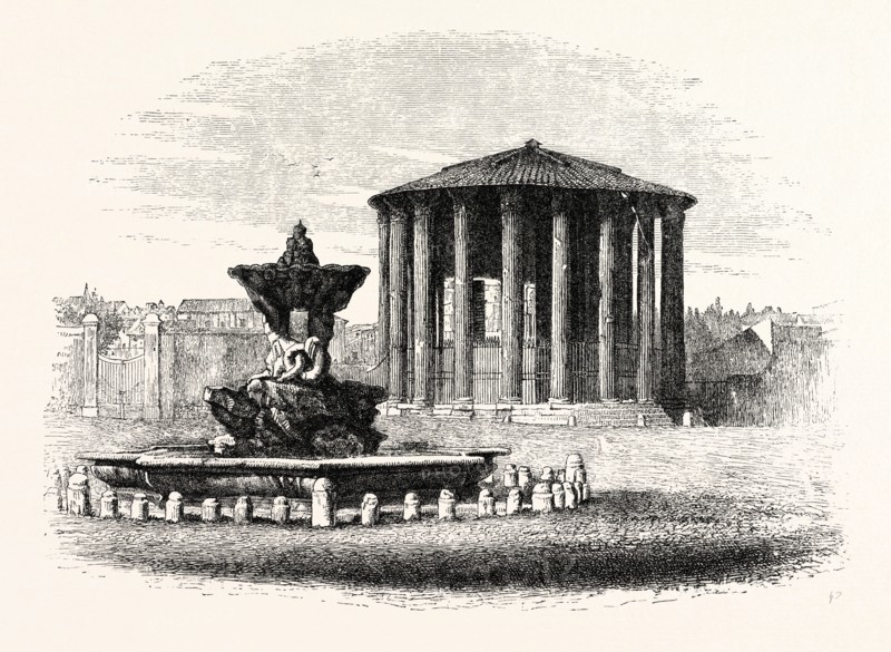 TEMPLE OF VESTA. Rome, Italy