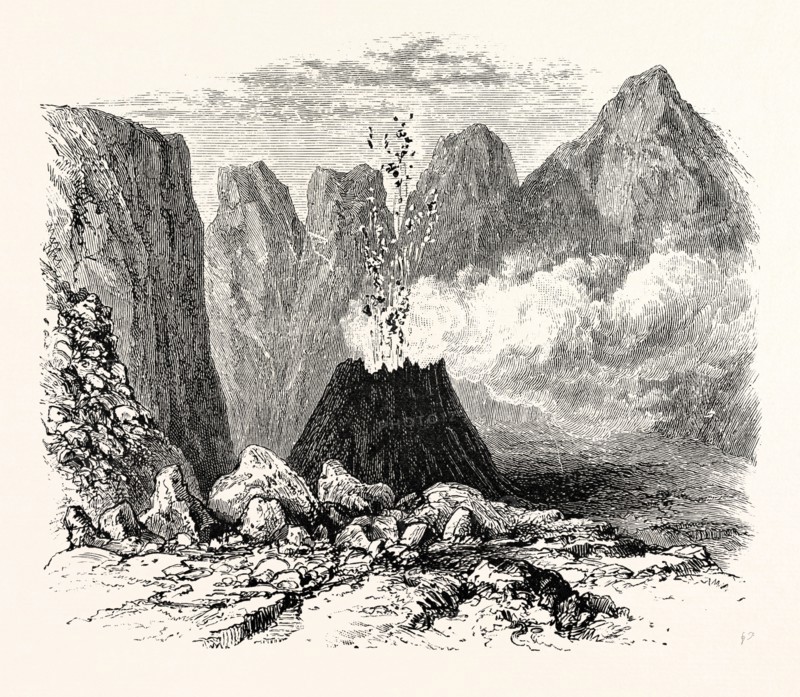CRATER, VESUVIUS.