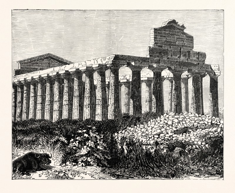 TEMPLE OF VESTA AT PAESTUM