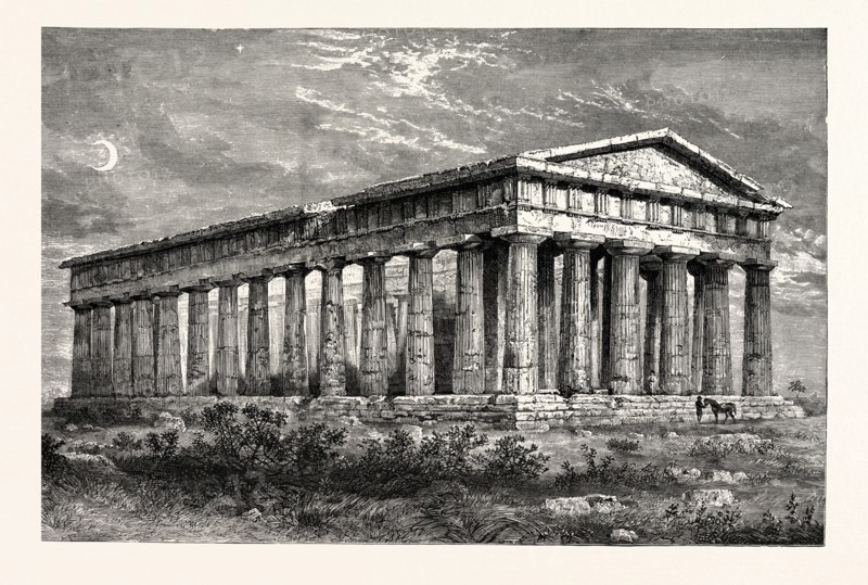 TEMPLE OF NEPTUNE, PAESTUM.