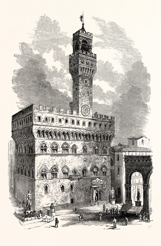 THE PALAZZO VECCHIO.