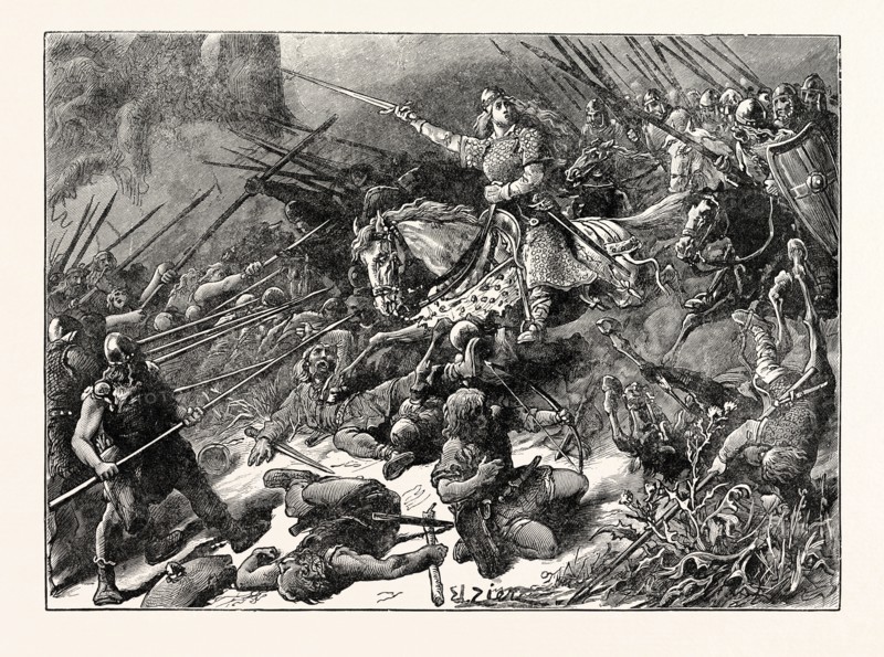 THE "LADY OF THE MERCIANS" FIGHTING THE WELSH