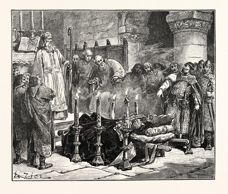 FITZ-ARTHUR FORBIDDING THE BURIAL OF WILLIAM