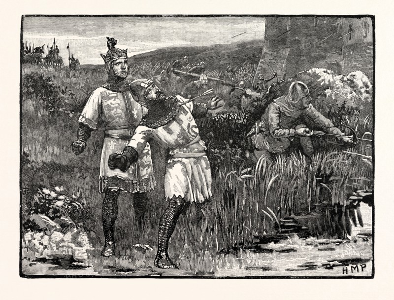 HEROISM OF ST. CLAIR AT THE SIEGE OF BRIDGENORTH CASTLE