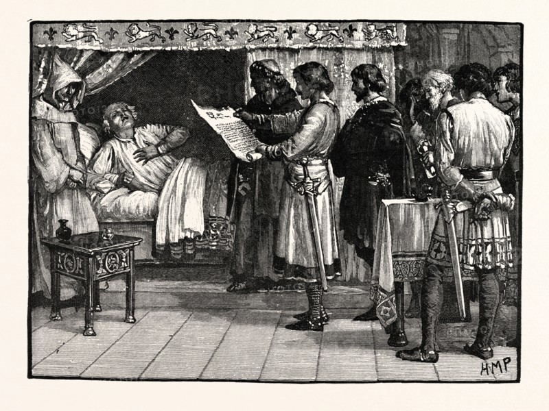 HENRY RECEIVING THE NEWS OF JOHN'S TREACHERY