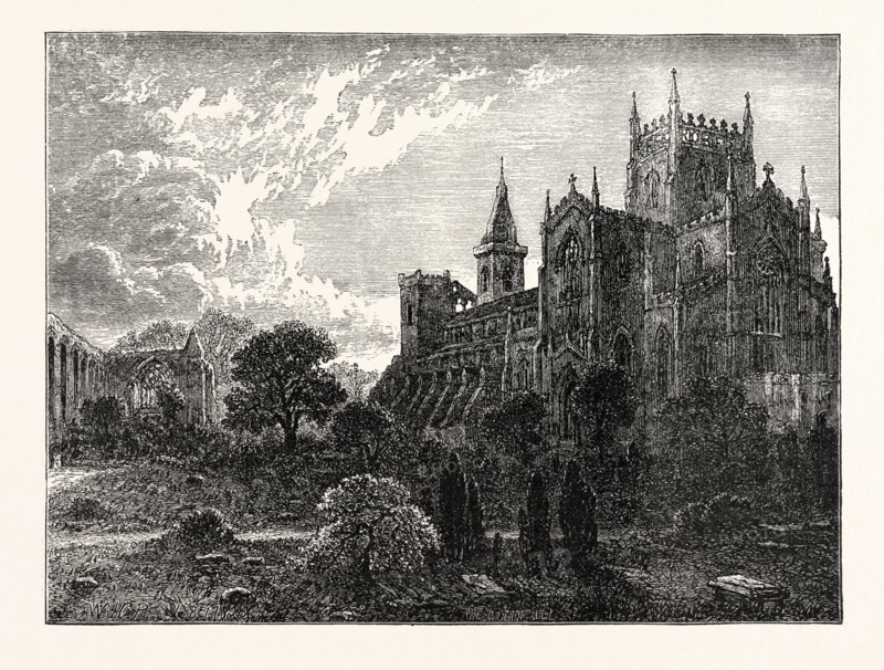 DUNFERMLINE ABBEY AND CHURCH.
