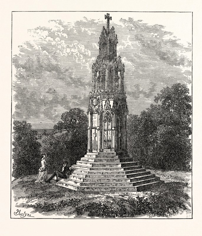 QUEEN ELEANOR'S CROSS, NORTHAMPTON.