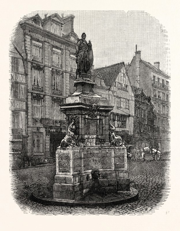 PLACE DE LA PUCELLE, ROUEN.
