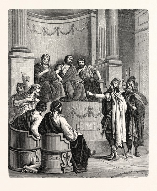 EASTERN KINGS INVOKING THE JUDGMENT OF THE ROMAN STATE.