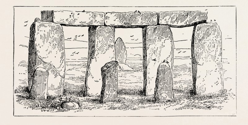 REMAINS OF A DRUIDIC TEMPLE.